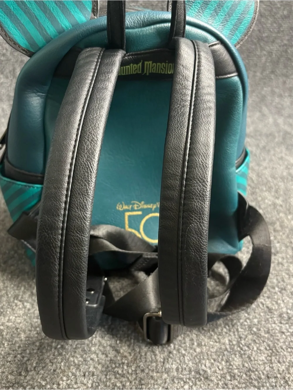 Disney 50th Anniversary haunted mansion Mickey Ears Mini Backpack